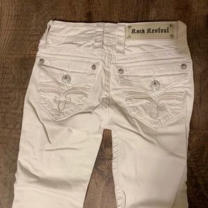 Rock Revival White Jeans